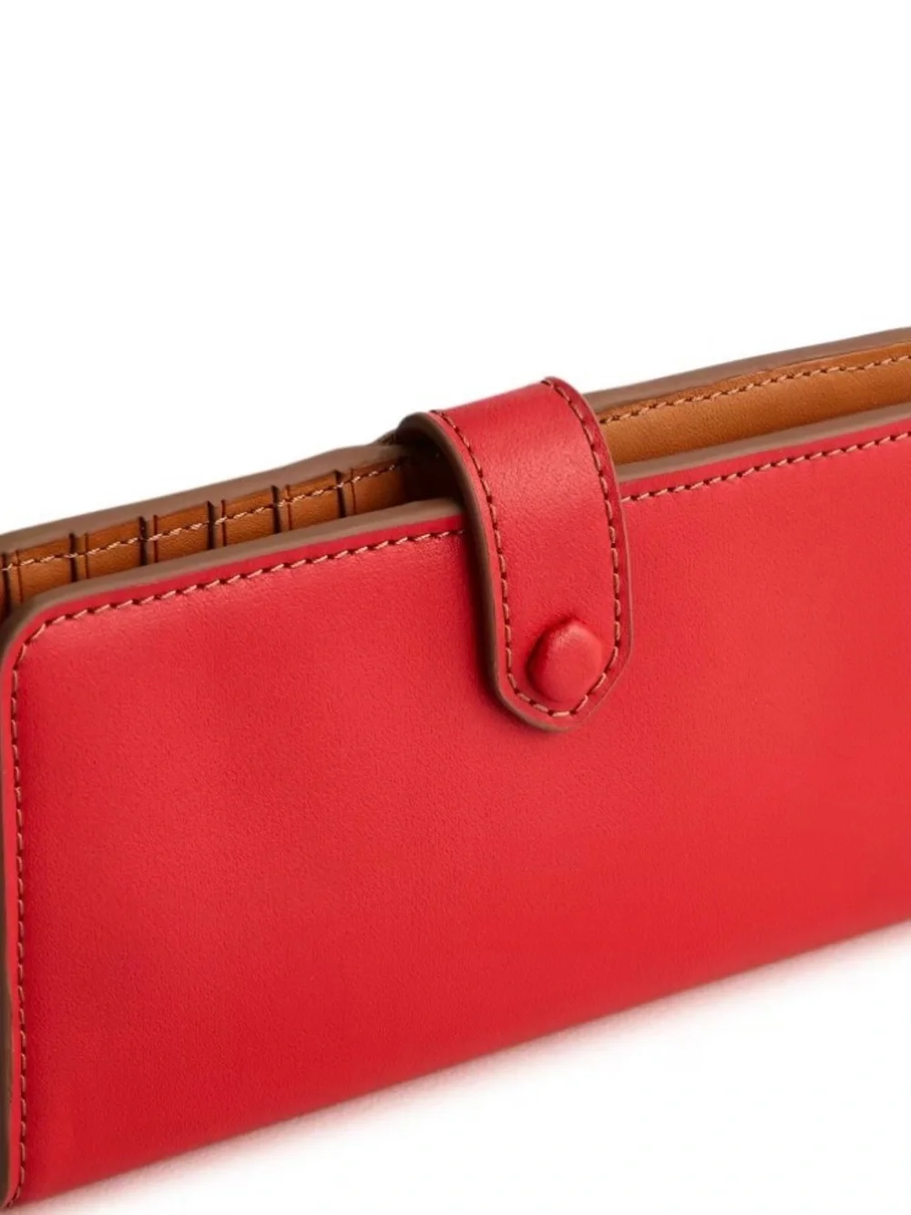 VERA BRADLEY Leather Tab Wallet Goji Berry Red - Picture 5 of 7